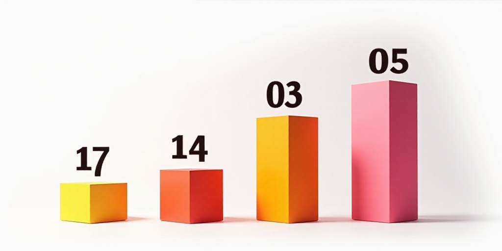 a bar chart with numbers and numbers on it, and a bar chart with numbers on it, and a bar chart with