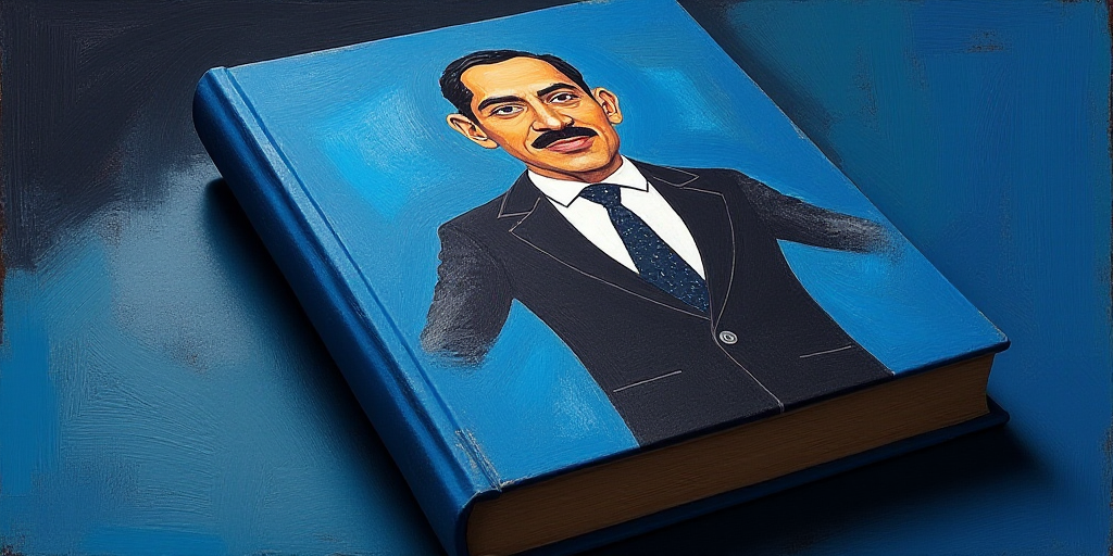 a blue and black book cover with a picture of jose fonseca on it and a black and blue background, Fe