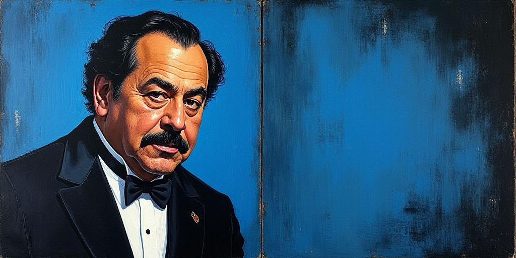 a blue and black book cover with a picture of jose fonseca on it and a black and blue background, Fe