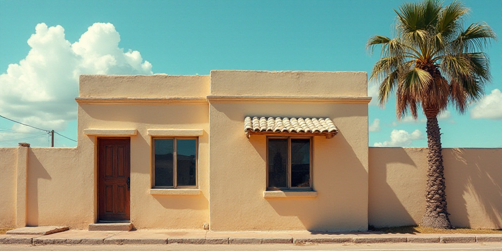 a building with a palm tree in front of it and a sign that says,'ninos intoxicados por anefaminas en