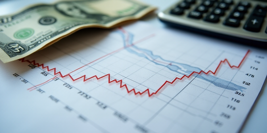 a calculator and some money on a desk with a graph on it and a calculator, Andries Stock, macro, a s