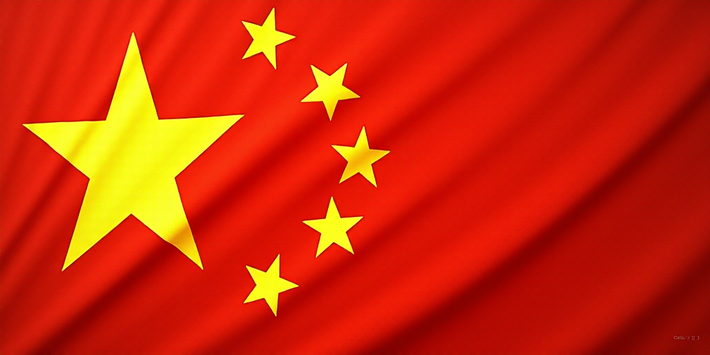 a close up of a flag with a red background and a yellow one with white stars on it and a red one wit