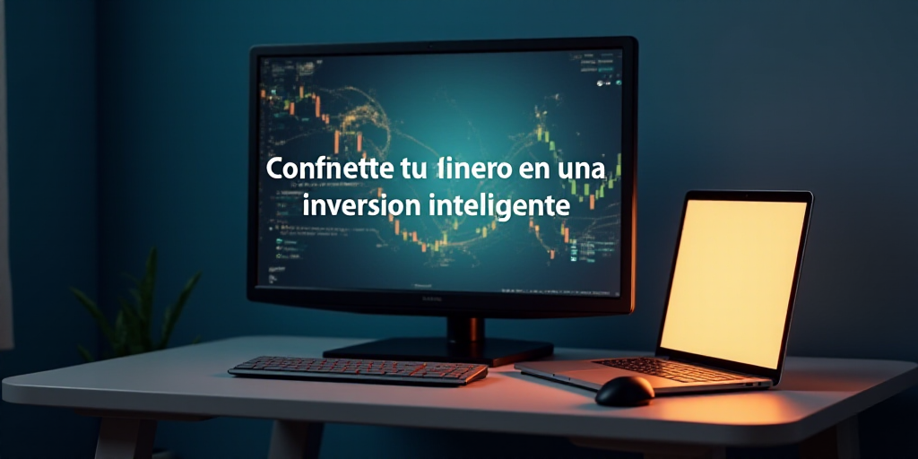 a computer screen and a laptop on a desk with a mouse and keyboard on it, with the words conviette t