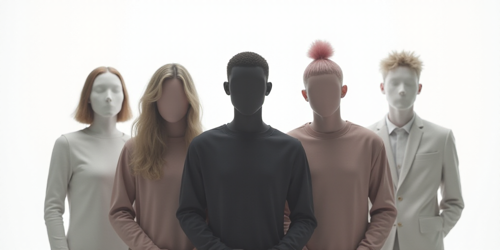 a group of people standing next to each other in front of a white background with a white background