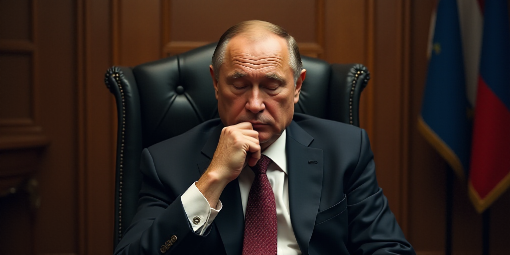 a man in a suit and tie sitting in a chair with his eyes closed and his hand on his chin, Boris Vlad