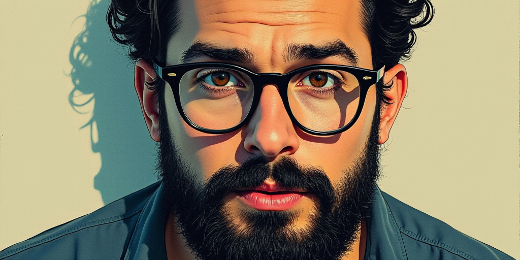 a man with glasses and a beard is featured in a book called opinion by jose a costanada, Edward Otho