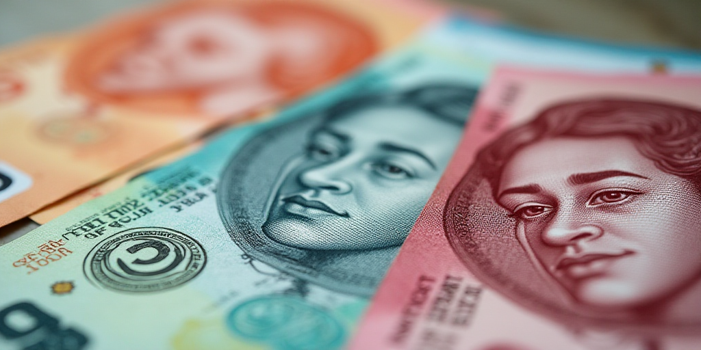 a mexican twenty peso note and twenty peso bills are shown in this picture illustration taken in mex