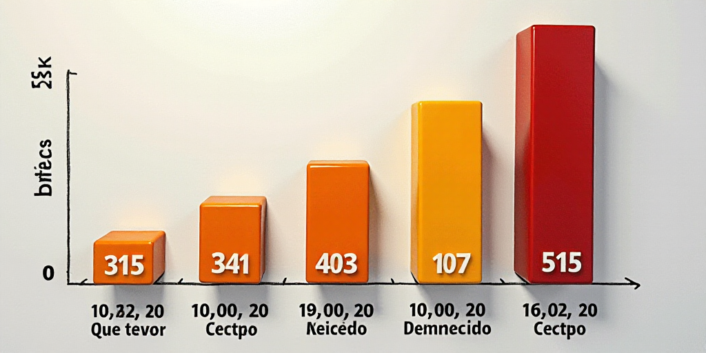 a bar chart with numbers and dates on it in spanish and spanish, and a bar chart with numbers and da