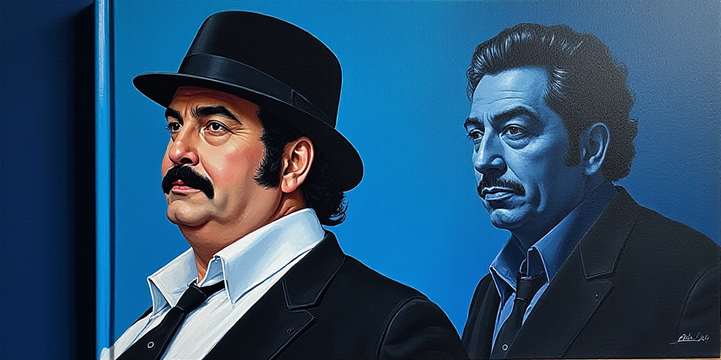 a blue and black book cover with a picture of jose fonseca on it and a black and blue background, Fe