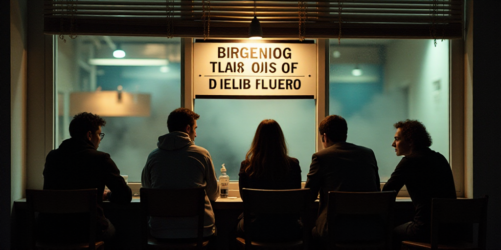 a group of people sitting at a table in front of a window with a sign on it that says,, Araceli Gilb