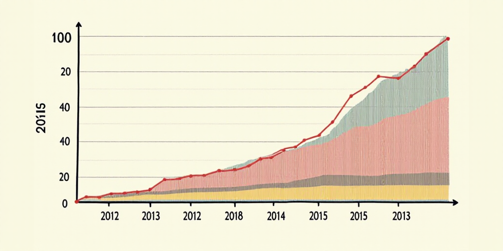 a line graph with a line graph showing the number of mexican americans in 2012 and 2013, and a line