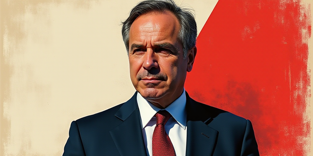 a man in a suit and tie is featured in a political poster for the spanish presidential candidate of