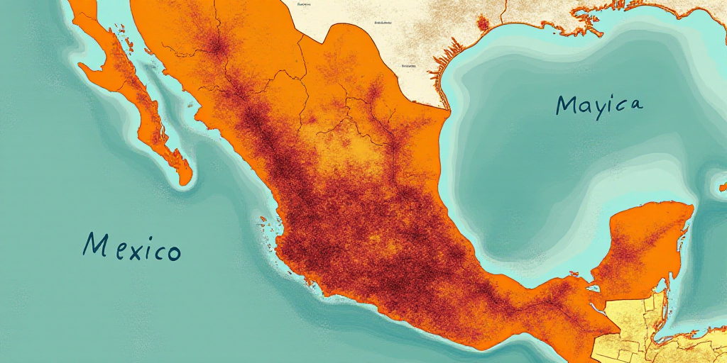 a map of mexico with a map of the country and numbers of people in it, and a map of the country, Edd