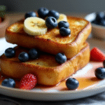 Comforting French Toast with Banana and Cinnamon: A Perfect Breakfast for Gray Days