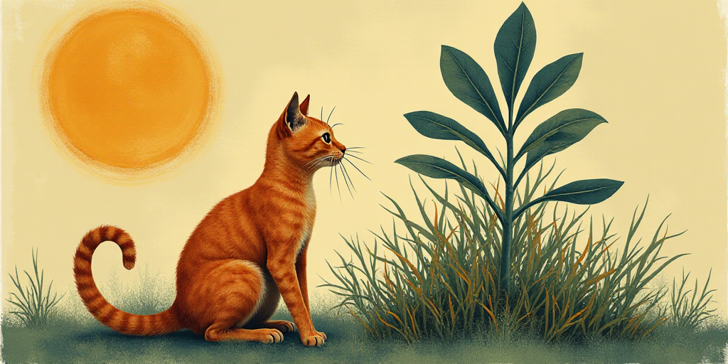 a poster with a cat and a plant in it's center and a caption in spanish that reads, inverte en lugar