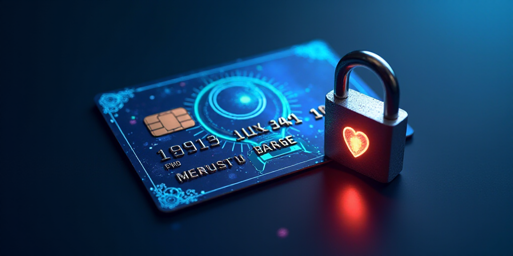 a security id and a computer security badge are shown in this illustration image credit card and a p