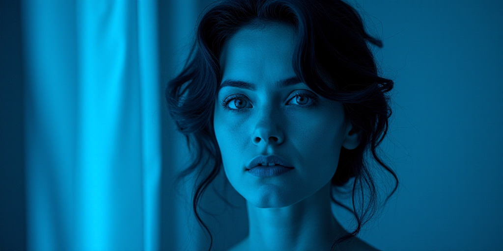 a woman with a blue background and a black and white photo of her is featured in the book, the power