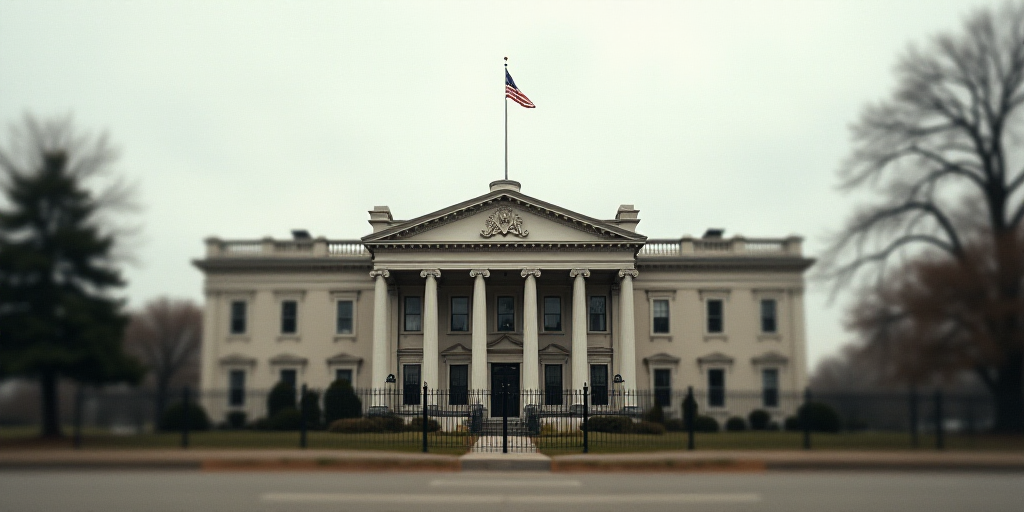 a building with a flag on top of it and a fence in front of it and a flag on top of it, Cassius Marc