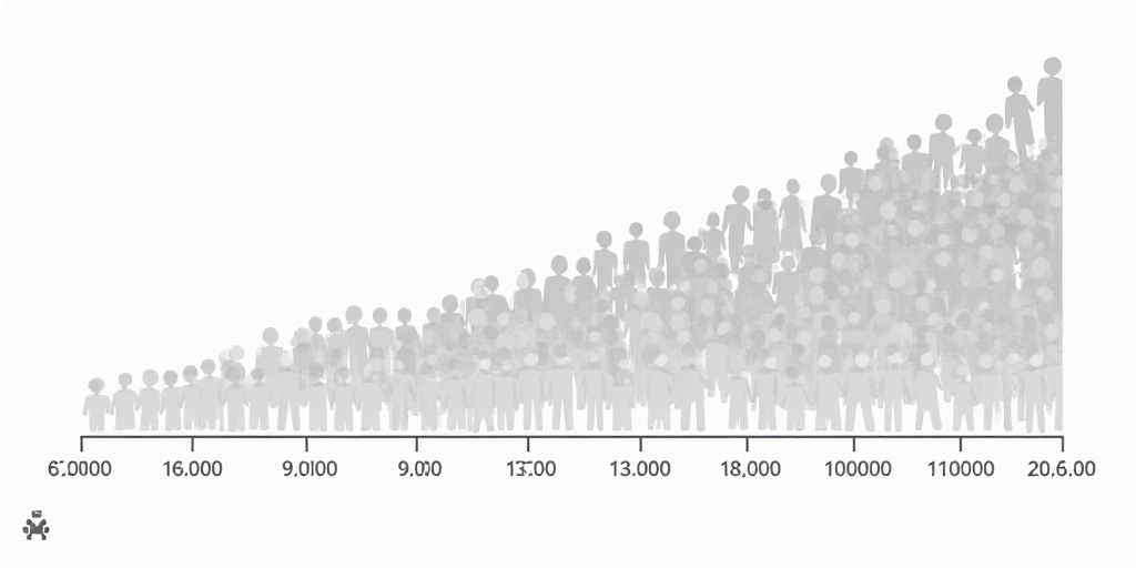 a graph showing the number of people in mexico and the number of people in the world with the highes