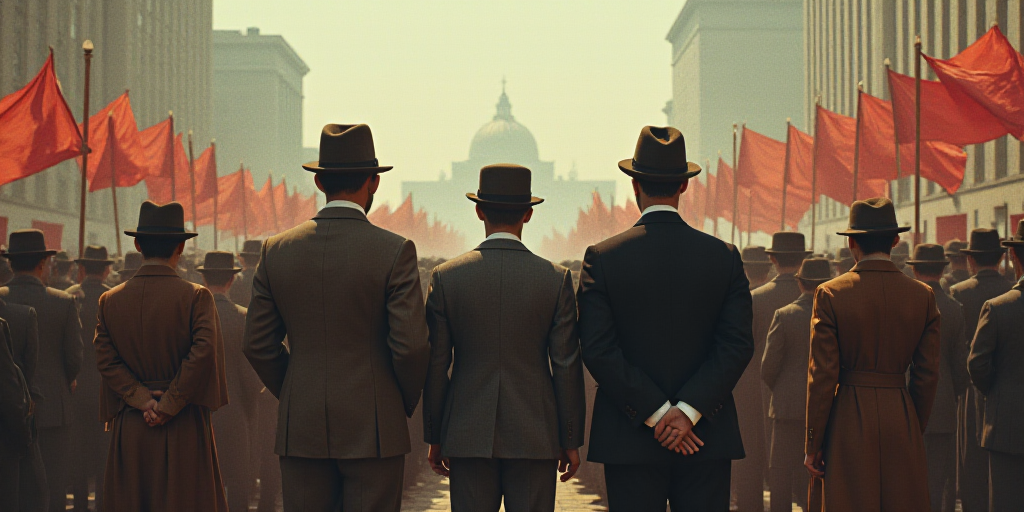 a group of people standing next to each other in front of a crowd of people wearing masks and holdin