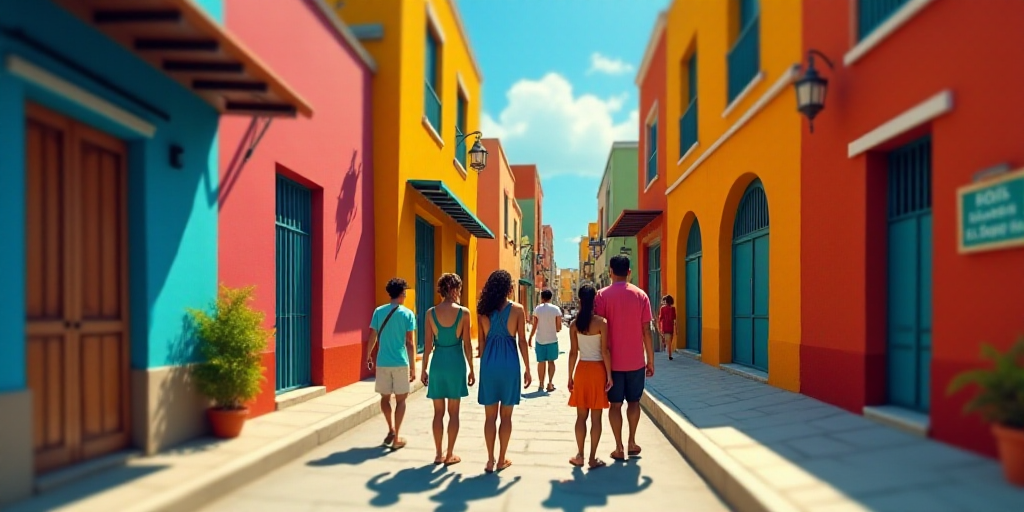 a group of people walking down a street next to tall buildings and a sign that says the shops are cl