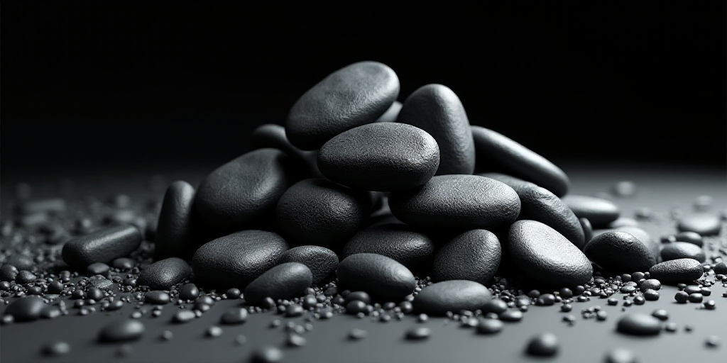 a pile of rocks with a black background and a black background with a white background and a black b