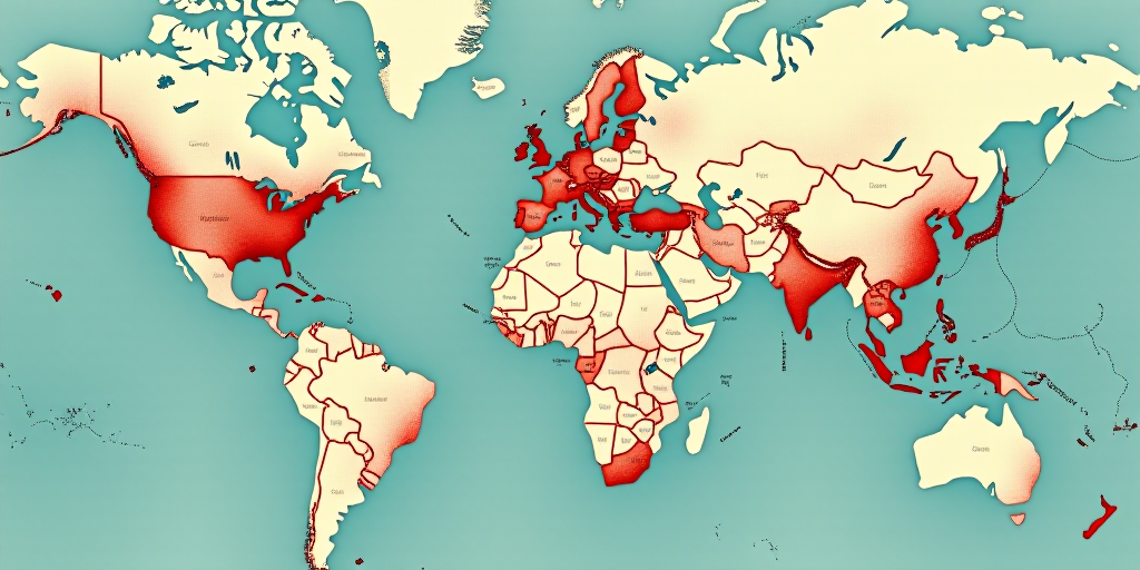 a poster with a number of different destinations in the world and a description of the cities in the