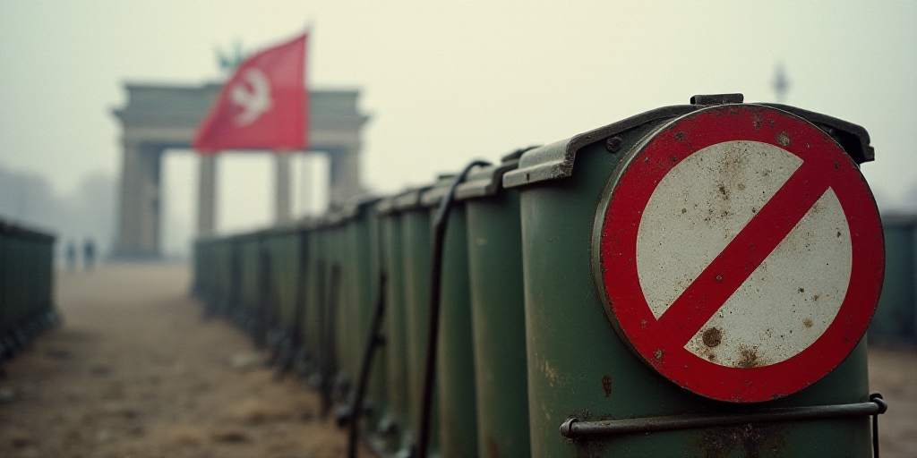 a row of batteries with a flag in the background with a no sign in the foreground and a no symbol in