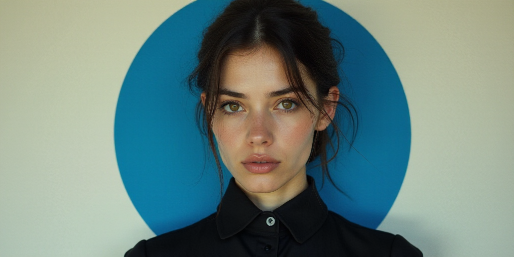 a woman with a black shirt and a blue circle around her is the caption for a book called,'i'vedalele