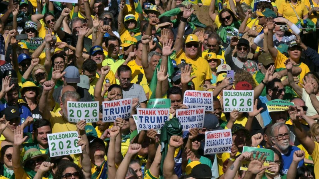 Supporters of Jair Bolsonaro Protest in Brazil Following US Sanctions