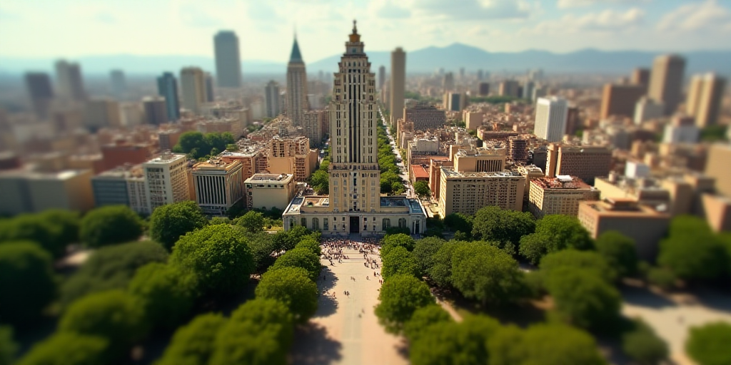 a city with a lot of tall buildings and a lot of trees in front of it and a lot of buildings, David