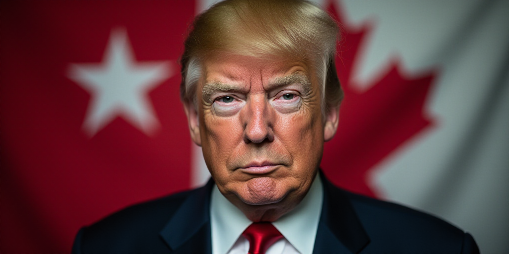 a close up of a person with a suit and tie on and a red and white flag in the background, Donald Rol