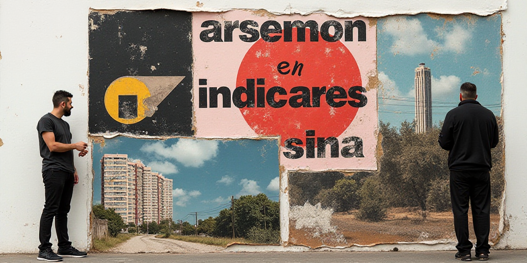 a collage of images with the words laseman en indicateres on them and a picture of a building, Diego