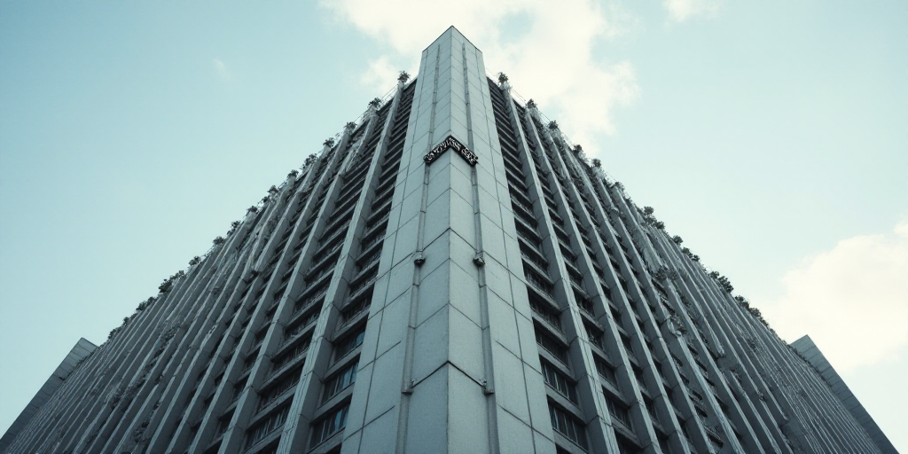 a tall building with a sign on the side of it that says the crown in the middle of the building, And