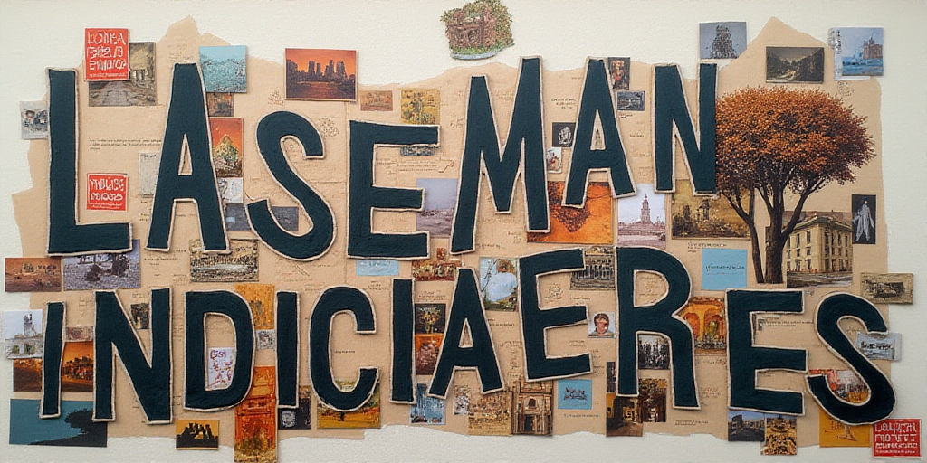 a collage of images with the words laseman en indicateres on them and a picture of a building, Diego
