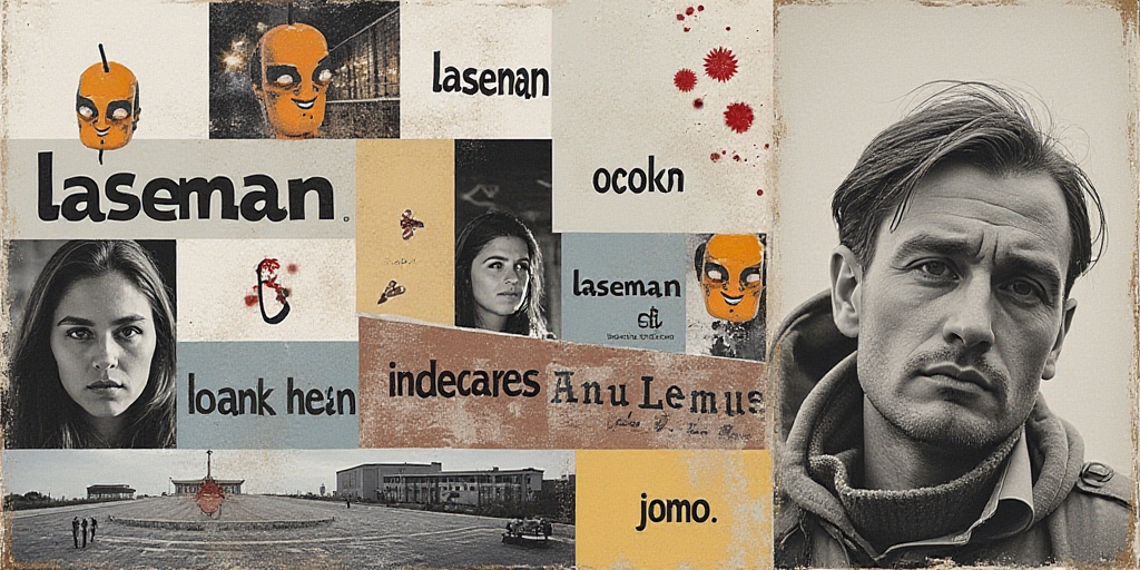 a collage of images with the words laseman en indicateres on them and a picture of a building, Diego