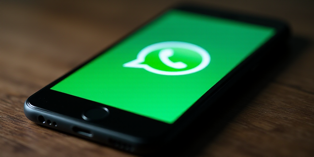 a phone with whatsapp on the screen and a phone with whatsapp on the screen with whatsapp on the scr