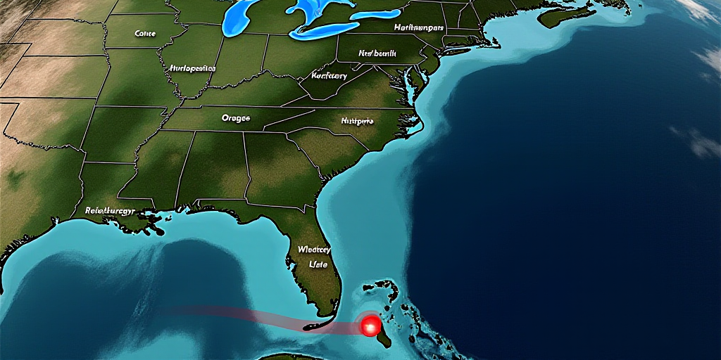 a weather map showing the path of a hurricane in the atlantic states of north carolina and the atlan