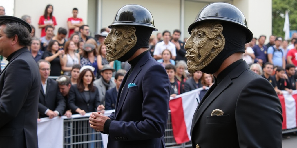 Masked Individuals Disrupt 2 de Octubre Commemorations in Mexico City