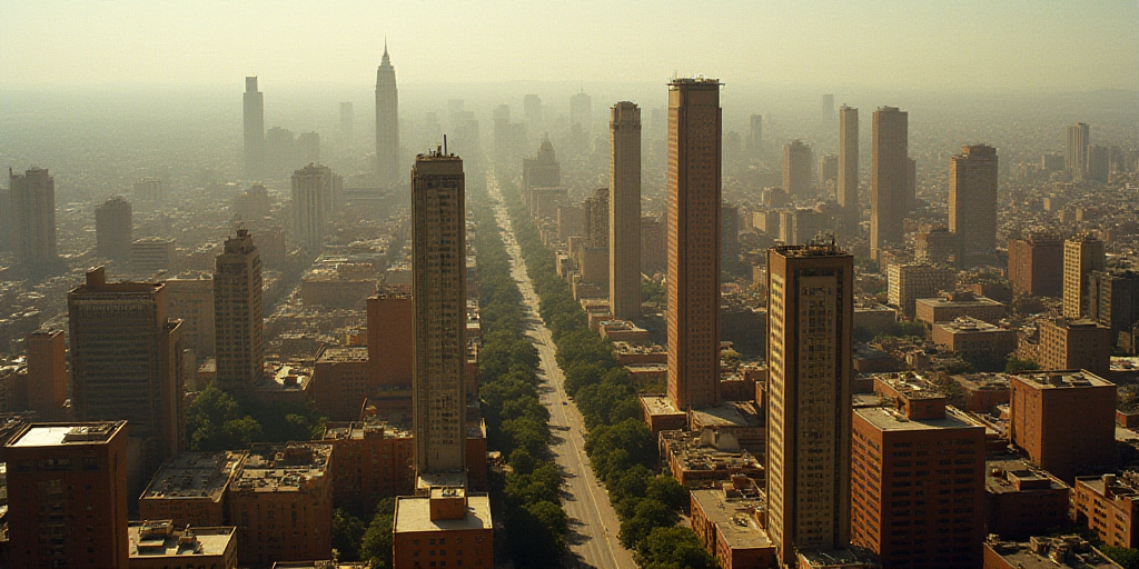 a city with a lot of tall buildings and a lot of trees in front of it and a lot of buildings, David