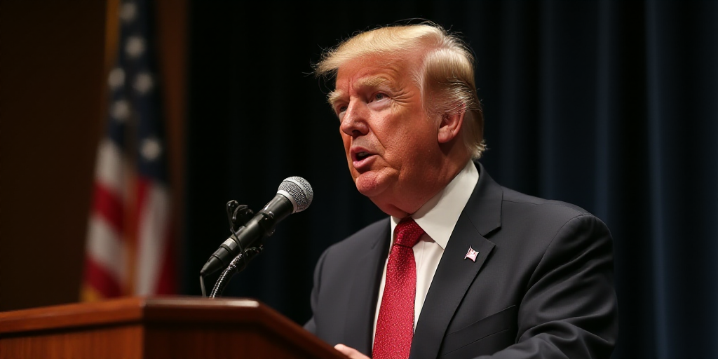 a man in a suit and tie making a speech at a podium with a microphone in front of him, Donald Roller