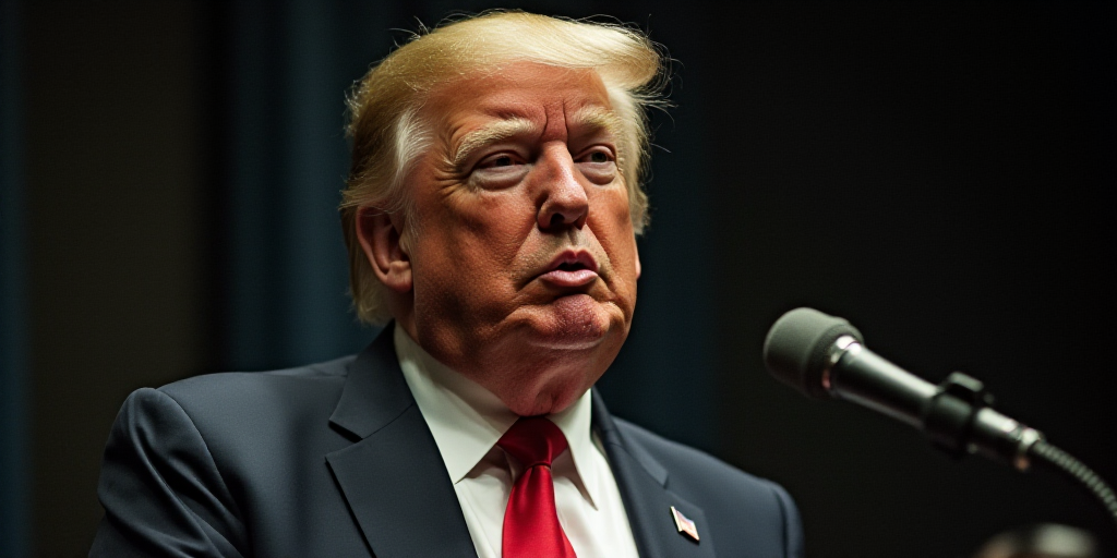 a man in a suit and tie speaking into a microphone with a serious look on his face and shoulders, Do