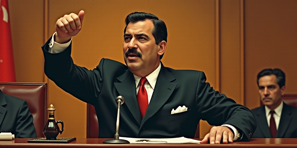 a man sitting at a table with his hand up in the air and a hand raised up in the air, Estuardo Maldo