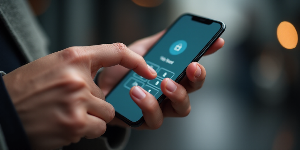 a person touching a button on a cell phone with a payment screen on it and a hand pressing a button,