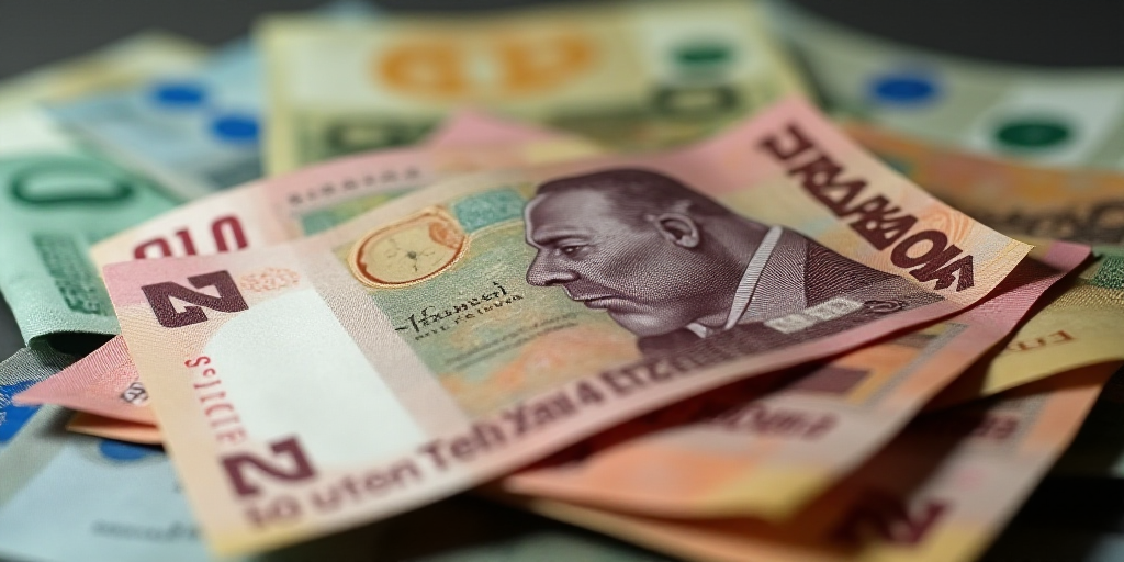 a pile of mexican currency with a lot of money in the background photo by getty images / getty image