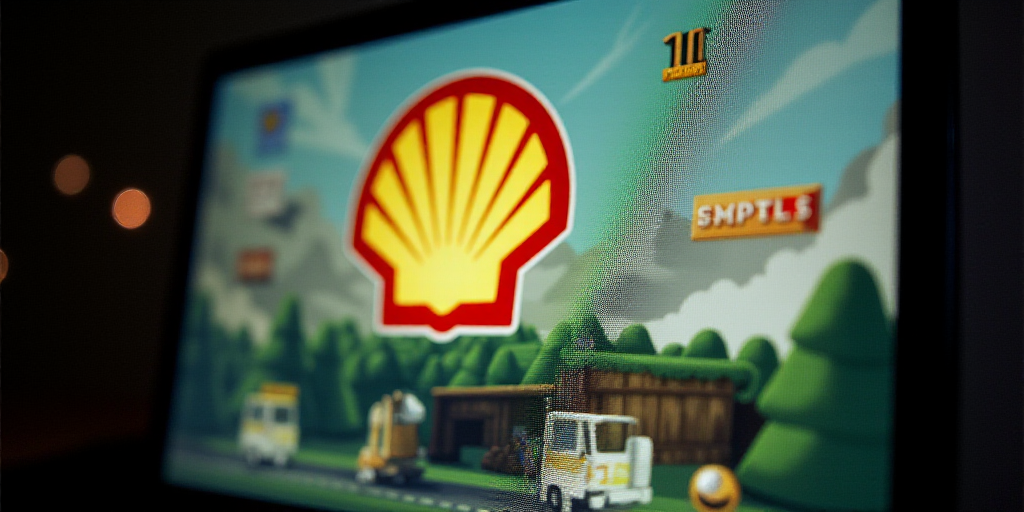 a shell logo is seen on a computer screen in this illustration taken in this picture taken on decemb