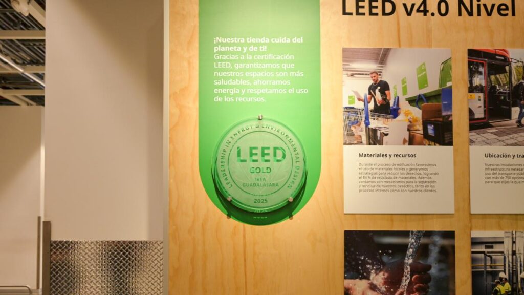 IKEA Guadalajara Expo Achieves LEED Gold Certification for Sustainable Model