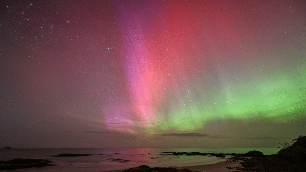 Solar Storm Brings Stunning Auroras but Also Risks Communication Disruptions