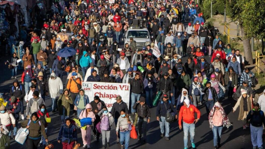 CNTE Sets Up Protest in San Lázaro; Vows Not to Block Streets in Mexico City