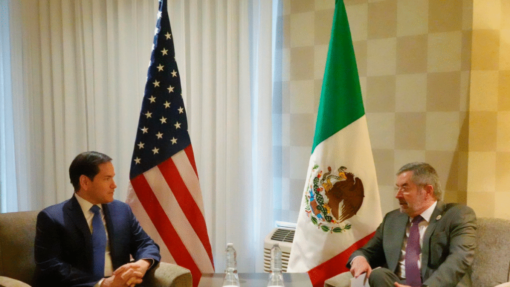 Marco Rubio and Juan Ramón de la Fuente Discuss Collaboration Progress Between Mexico and US